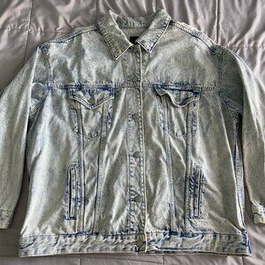 Wild Fable XL Light Acid Wash Denim Jean Jacket